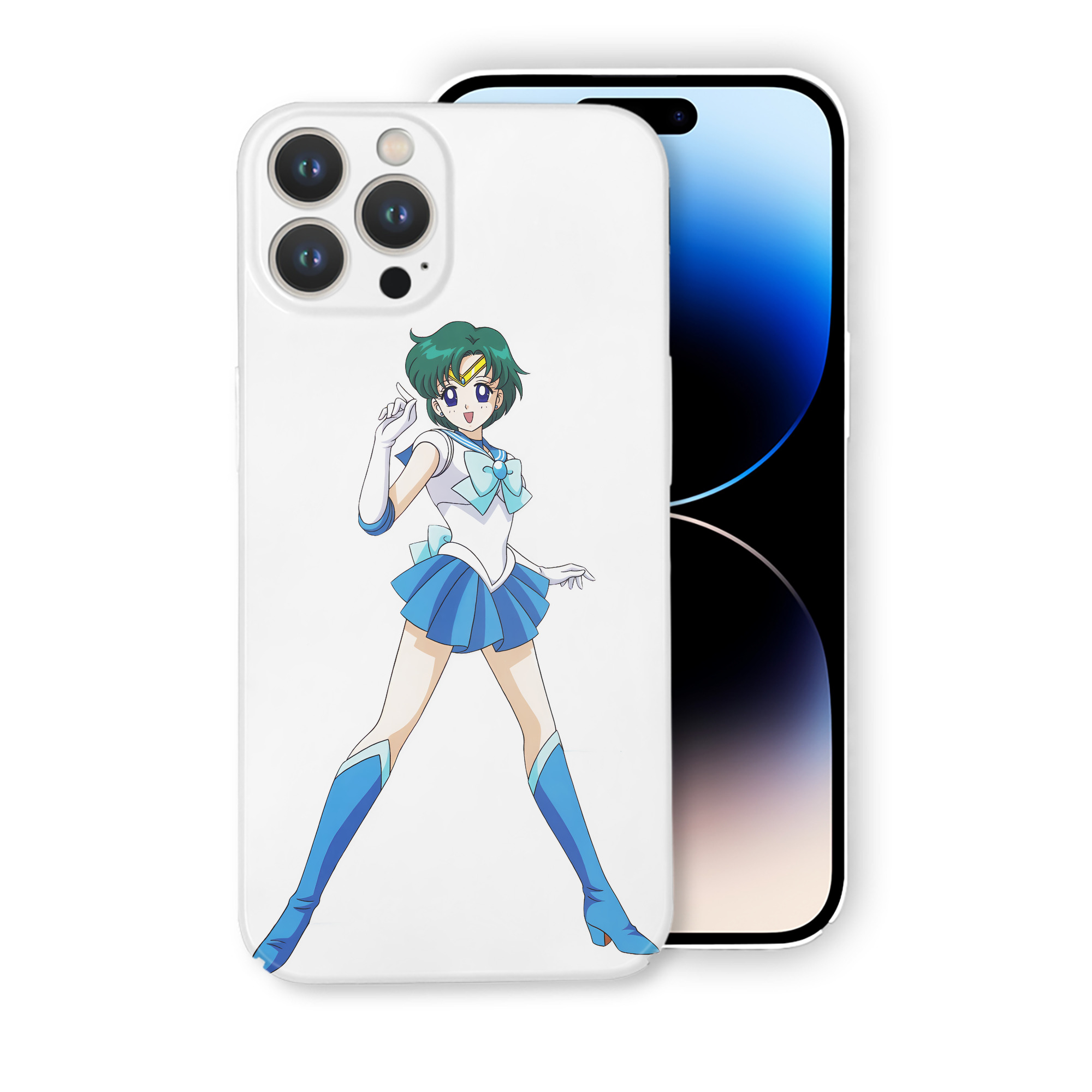 （画像用） 美少女戦士セーラームーン 海王 みちる（かいおう みちる） Sailor Moon Kaiou Michiru 【iPhone 14シリーズ対応】ハードケース
